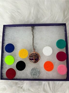 Tree Of Life rose gold necklace